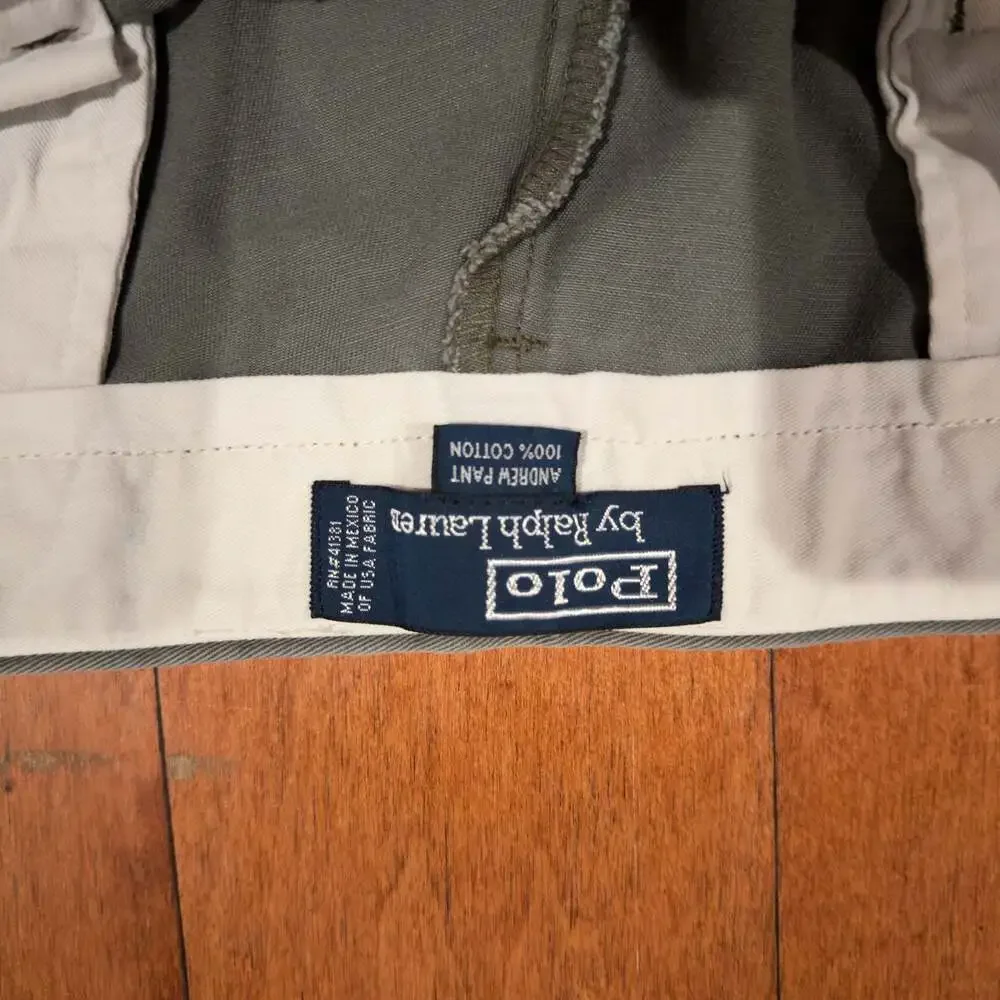 Polo Ralph Lauren Andrew Pant 100% Cotton Chinos Size 34/34
